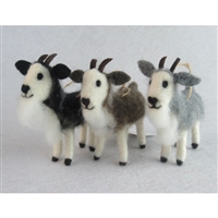 RF675 Needle Felt Goat Ornament