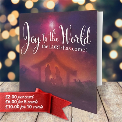 â€œJoy To The World The Lord Has Come!â€ Christmas Card