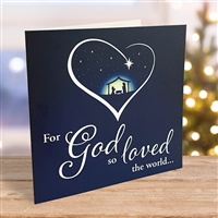 "For God so loved the world...â€ Christmas Card