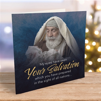 "My eyes have seen Your Salvation...â€ Simeon's Christmas Card