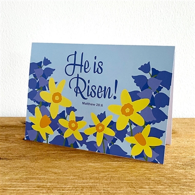 "He is Risen!" A6 Cards (pack of 4)