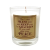 GLIMMER OF HOPE Scripture Candle "The Blessing" - Pomegranate