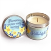 "His mercies are new every morning"  Scripture Candle Tin - Bluebell fragrance