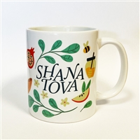 Shana Tova / Happy New Year Mug (with Chocolate Covered Cinder Toffee)