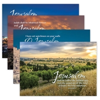 Jerusalem A6 Postcard Set (pack of 4)