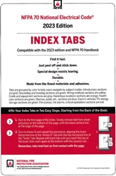NFPA 70: National Electrical Code Tabs, 2023 Edition