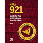 NFPA 921: Guide for Fire and Explosion Investigations, 2017 Edition