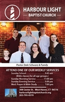 Custom Church Invite Cards - Red