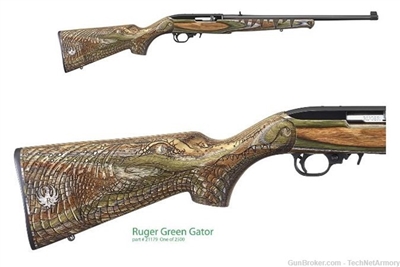 Ruger 10/22 Gator 18" 10+1 .22LR 21179 EZ PAY $45