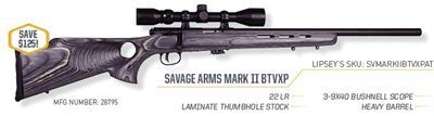 Savage Mark II BTVXP .22LR w/Scope 28795 NEW SALE!