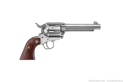 Ruger Vaquero .45COLT 5.5" NIB SS/Wood 5104 EZ PAY $101