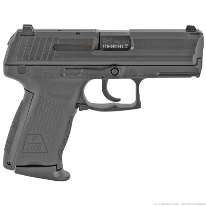 H+K P2000 V2 LEM DAO 9MM 3.66" 13+1 81000037 EZ PAY $60