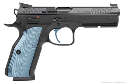 CZ Shadow 2 SAO 9MM 17+1 Blue Aluminum Grips 4.89" 91245 EZ PAY $109