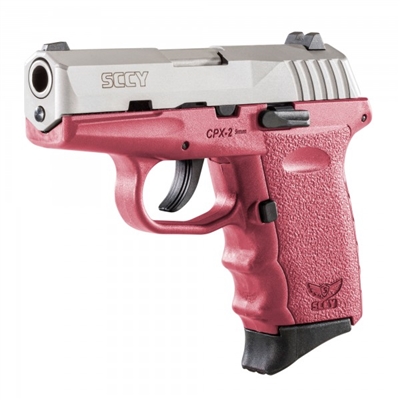 SCCY CPX-2 TTCR Stainless / Crimson 9MM NEW