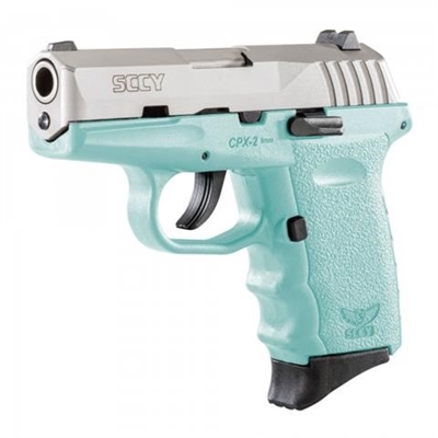 SCCY CPX-2 TTSB Blue / Stainless 9MM NEW