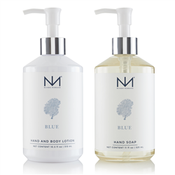 Niven Morgan  Blue Hand and Body Lotion and Hand Soap