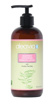 Aleavia GRAPEFRUIT-LEMONGRASS Prebiotic Body Lotion ~ Prebiotic Moisturizer 12 fl oz