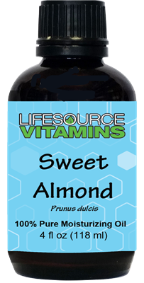 Sweet Almond Oil Carrier Oil- 4 fl oz-  LifeSource Essential Oils