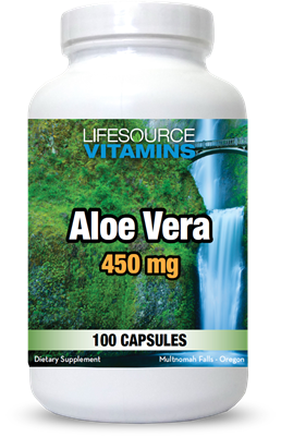 Aloe Vera 450 mg - 100 Capsules