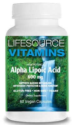 Alpha Lipoic Acid - 600 mg - High Potency- 60 Vegan Capsules