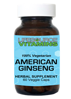 American Ginseng Root- 400 mg - 60 Capsules