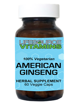 American Ginseng Root- 400 mg - 60 Capsules