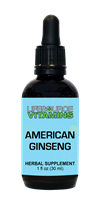 American Ginseng - 333 mg - Liquid Extract- 1 fl. oz.