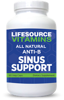 Sinus Support - Anti-B - All Natural & Safe - 90 Caps - Proprietary Formula