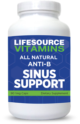 Sinus Support - Antibiotic - All Natural & Safe - 90 Caps - Proprietary Formula