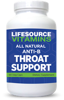 Throat Support - Antibiotic - All Natural & Safe - 90 Caps - Proprietary Formula