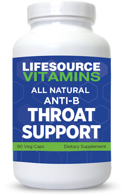 Throat Support - Antibiotic - All Natural & Safe - 90 Caps - Proprietary Formula