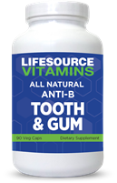 Tooth & Gum - Anti-B - Support - All Natural & Safe - 90 Caps - Proprietary Formula