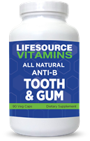 Tooth & Gum Support - Antibiotic - All Natural & Safe - 90 Caps - Proprietary Formula