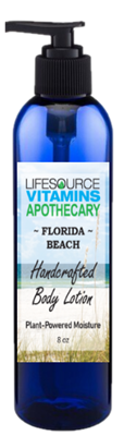 LifeSource Apothecary - Handcrafted Body Lotion - Florida Beach 8oz