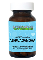 Ashwagandha - 1000 mg - 60 Liquid Veggie Caps