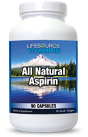 Aspirin - All Natural - Pain-Ease - 90 Capsules - Proprietary Formula - White Willow Bark