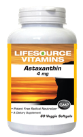 Astaxanthin 4 mg - 60 Softgels - Non-GMO