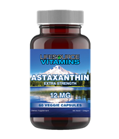 Astaxanthin 12 mg - Extra Strength - 60 Capsules