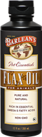 Barlean's Pet Essentials - Flax Oil for Animals- 12 fl oz