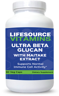 Beta Glucan Ultra 100 mg with Maitake Extract 160 mg - 90 Veg Caps