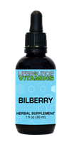 Bilberry (Organic) Liquid Extract - 500 mg - 1 fl. oz