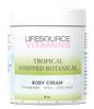 TROPICAL -Whipped Botanical Body Cream- Cranberry & Shea- 8 oz - Psoriasis, Eczema, & Rosacea
