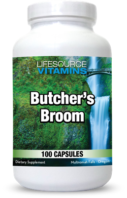 Butcher's Broom 500 mg - 100 Capsules