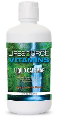 Liquid Calcium/Magnesium - Cal/Mag-32 oz Orange/Vanilla - Updated Formula