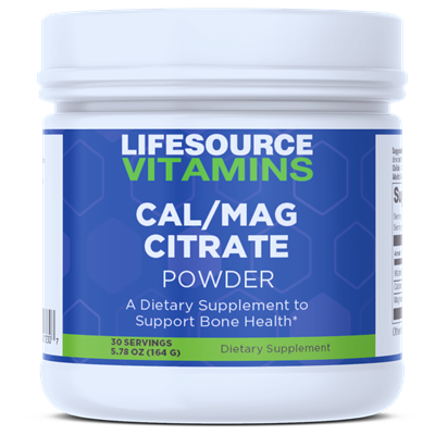 Cal-Mag Powder - Calcium & Magnesium with D2 - 5.78 oz 30 Servings