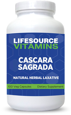 Cascara Sagrada 500 mg - 100 Veg Capsules