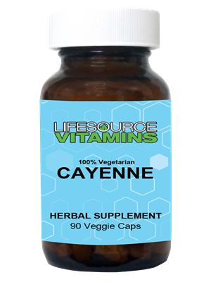 DNU - Cayenne - Organic - 500 mg - 90 Veggie Caps