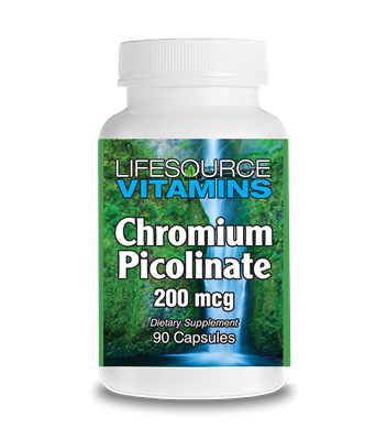 Chromium Picolinate- 200 mcg - 90 Capsules