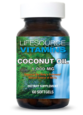 Coconut Oil 1,000 mg  60 Softgels