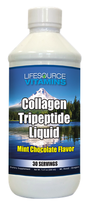 Collagen Tripeptide Liquid- Mint Chocolate - 30 Servings - Marine Collagen - 7.6 fl. oz